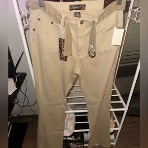 Duplex by Tyte Womens Jeans w/ Belt